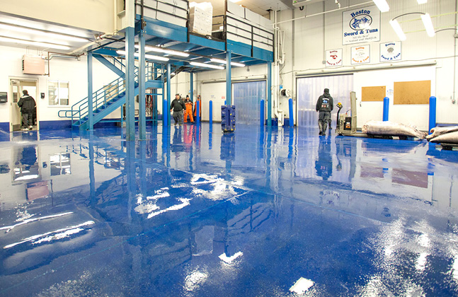 All Hands on Deck as Flowcrete Bolsters Boston Seafood Processing Project