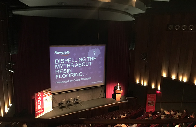 Flowcrete SA Dispels the Myths About Resin Flooring at DAS Conference 20163