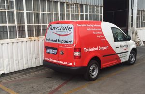 Andries Massyn and the Flowcrete Van About Town