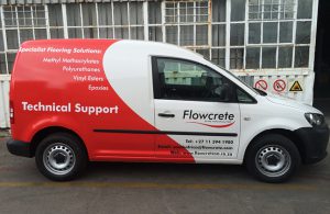 Andries Massyn and the Flowcrete Van About Town