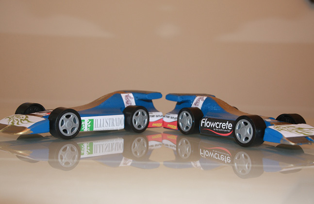 Flowcrete Middle East Sponsors the F1 Car of the Future2