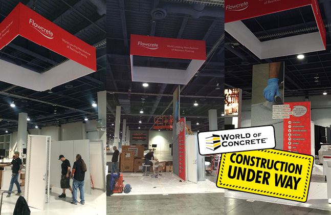 World of Concrete 2015 Under Construction and Soon Under Way2