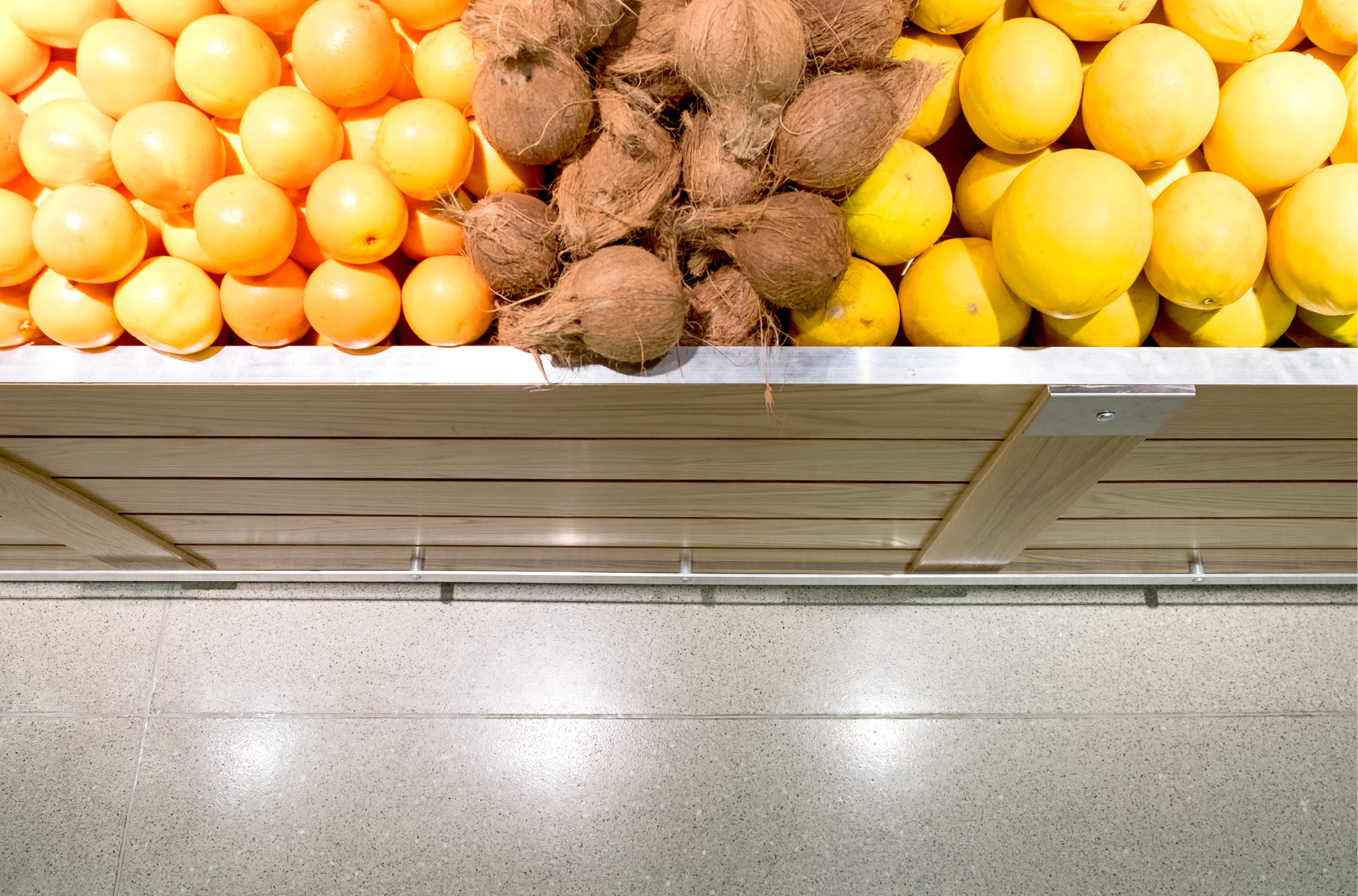 Floor covering realization at Supermarket 6- Gerflor